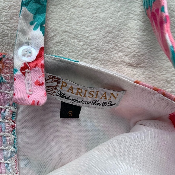 Parisian Works Floral Sweetheart Bustier Crop Top - Picture 5 of 9